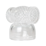 EasyToys Wand Collection â€“ Opzetstuk Met Masturbator - Clear