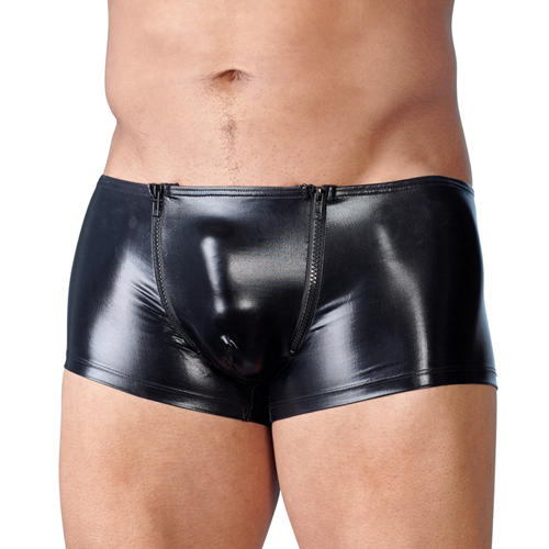 Wetlook Heren Boxer Met Rits sexy lingerie kleding lingerie mannen