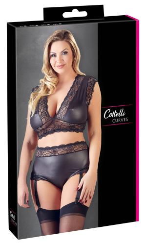 Sexy 2-Delige Wetlook BH Set - Curvy sexy lingerie kleding lingerie dames
