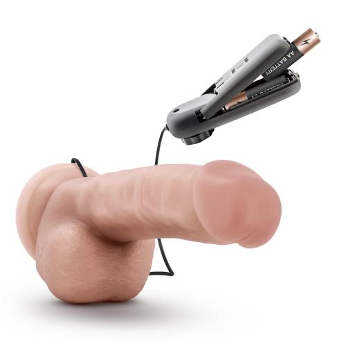Dr. Skin - Dr. Jay Vibrator Met Zuignap 22 cm - Beige sextoys vibrators