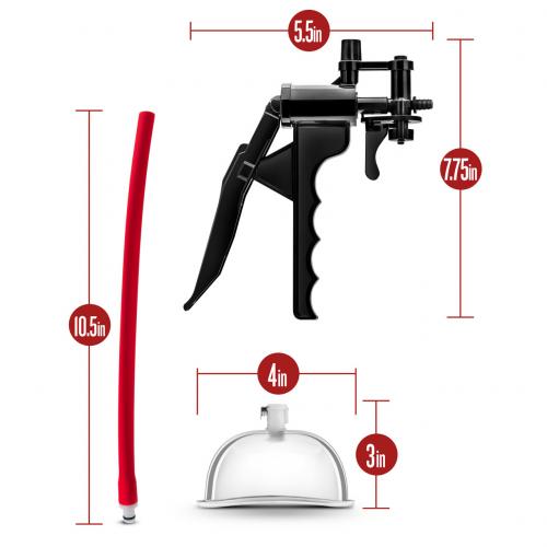 Temptasia - Advanced Vulva VacuÃ¼m Zuiger Met Grippomp Systeem bdsm vacuum pompen