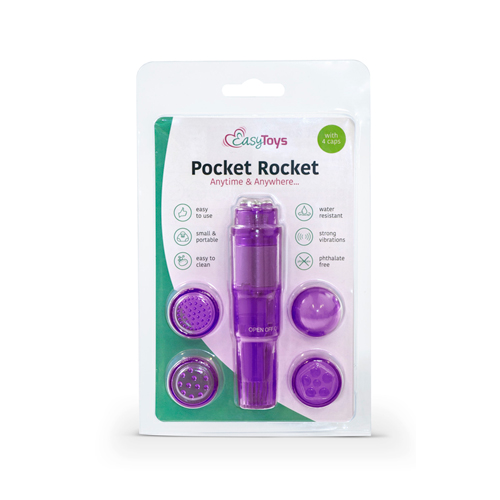 Easytoys Pocket Rocket - Paars sextoys vibrators