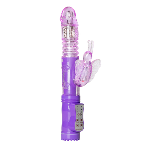 Stotende Butterfly Vibrator - Paars sextoys vibrators