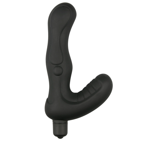 Siliconen perineum kietelaar - zwart sextoys vibrators