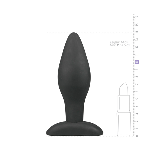 Grote Zwarte Siliconen Buttplug sextoys anaal toys