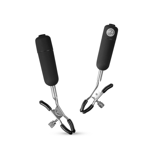 Verstelbare Tepelklemmen Met Bullet Vibrator bdsm sm toys