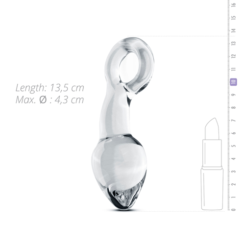 Glazen Prostaat Buttplug No. 13 sextoys anaal toys