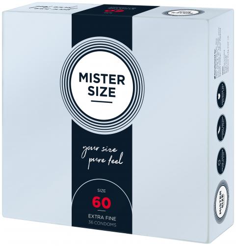 MISTER.SIZE 60 mm Condooms 36 stuks drogist condooms