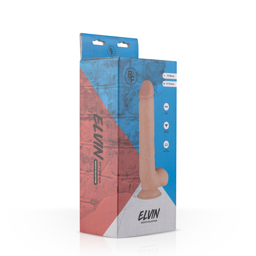 Elvin Realistische Dildo Met Balzak - 21 cm sextoys dildos 