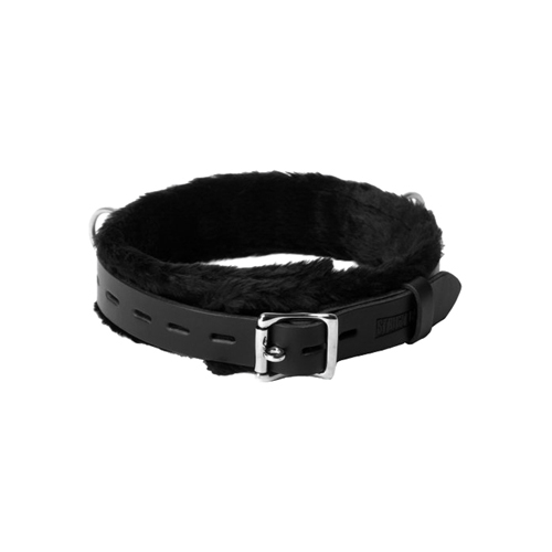 Leren Gevoerde Halsband bdsm bondage